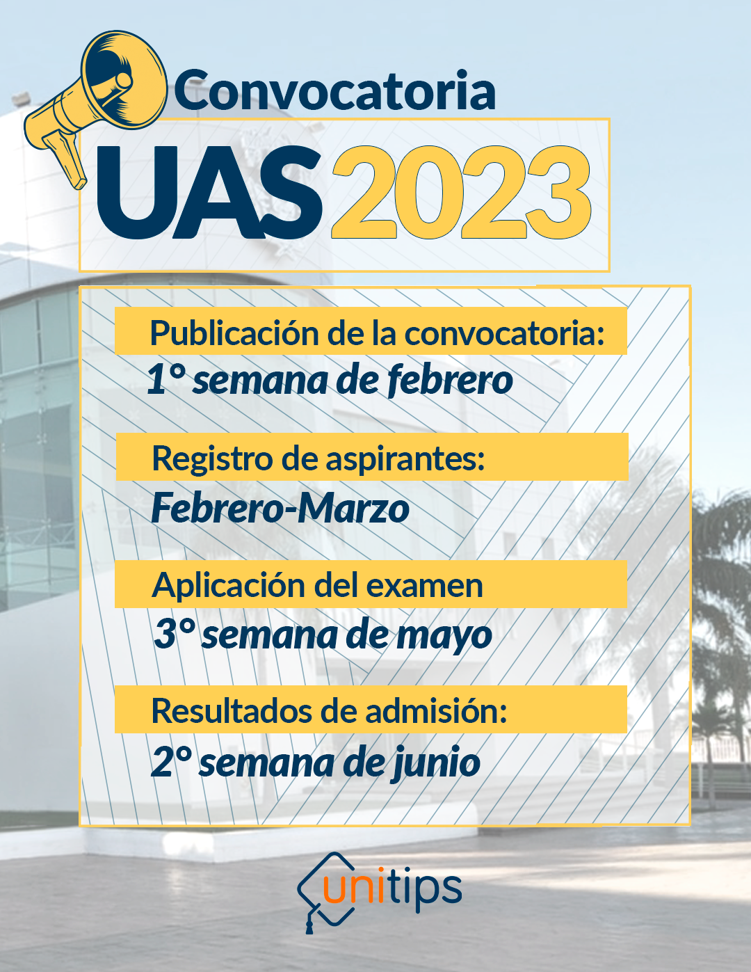 Convocatoria UAS 2023